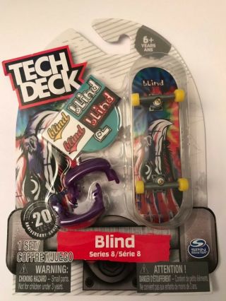 Tech Deck Series 8 Blind Rare Eagle Fingerboard W/ Skate Trainers & Stickers