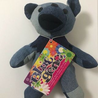 Grateful Dead Bean Bear Blue Gene 7 " Plush Doll Stuffed Toy F/s
