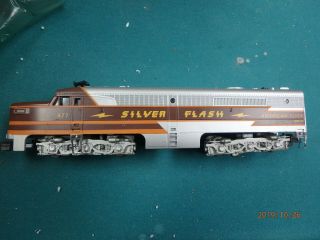 Lionel Built American Flyer S Gauge Silver Flash A&b&a Unit Diesel Set