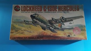 Airfix Lockheed C - 130e Hercules 1/72 Aircraft Model Kit - 1977 Made In England