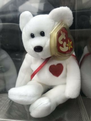Ty Valentino Beanie Baby (1993) Retired Rare With Tag Errors