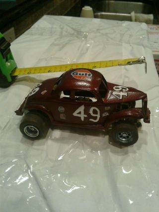 Vintage Dirt Track Type Slot Car Not Sure Of Name