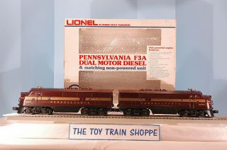 Lionel 8970 Prr Pennsyvania F3a Aa Set.  Tuscan Red.  Exc Cond.