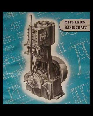 Vertical Steam Engine W/ Reverse Gear 1947 How - To Build Plans Heavy Duty