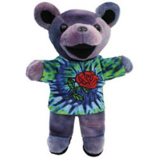 Grateful Dead Bean Bear 7 " Tie Dye Jerry " Rose " Plush Doll Japan Exclusive F/s