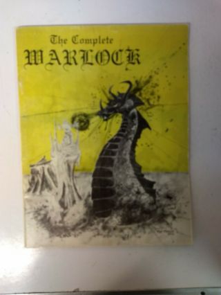 The Complete Warlock C 1978 By Balboa Game Co Dungeons & Dragons