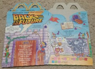 Vintage 1991 Back To The Future Castle Mcdonald 