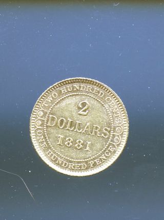 1881 Newfoundland $2 Gold Cp299