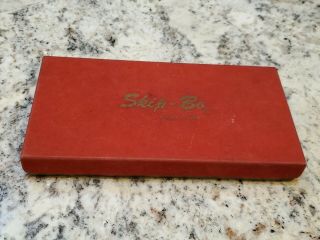 Vintage 1967 Skip - Bo Card Game - Complete With Red Box And Instructions