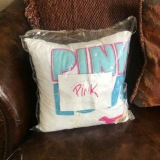 Vintage Retired Vs Pink " Pink Love " University Pillow