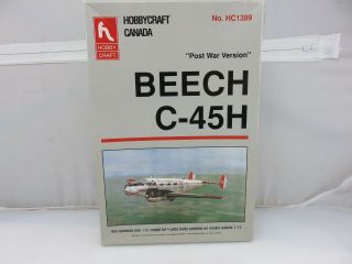 Hobby Craft Beech C - 45h Post War Version 1/72 Scale Model Kit Hc1389 Unbuilt