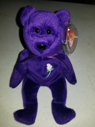 Ty Princess (diana) Beanie Baby.  Tag Pvc Pellets Made In Indonesia Mwmt No Space
