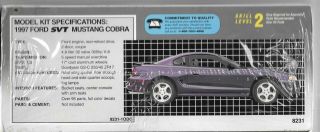 AMT / ERTL 1997 Ford SVT Mustang Cobra in 1/25 8231 2
