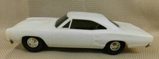 Vintage 1968 Eldon 1/32 Scale Racing Dodge Coronet Rt 500 White Slot Car