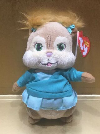 Ty Beanie Baby Eleanor (6 Inch) (chipette From Alvin And The Chipmunks)