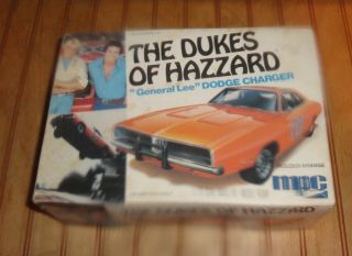 Mpc 1979 1/25 Dukes Of Hazzard General Lee 1969 Dodge Charger Model Kit Complete