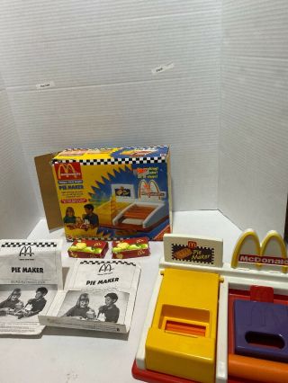 Vintage Mcdonalds Happy Meal Magic Pie Maker Toy