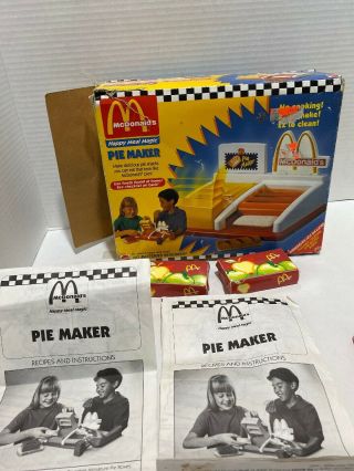 Vintage Mcdonalds Happy Meal Magic Pie Maker Toy 2