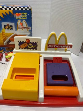 Vintage Mcdonalds Happy Meal Magic Pie Maker Toy 3