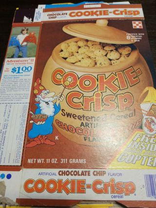 1979 Ralston Cookie Crisp Cereal Box