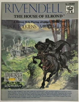 Ice Middle Earth Role Playing Merp Module 8080 Rivendell House Of Elrond Lotr