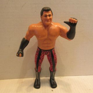 1985 Ljn Titan Sports Toy Wwf Brutus The Barber Beefcake Rubber Wrestling Figure