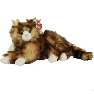 Ty Classic Plush - Jumbles The Marble Cat (glitter Eyes) (13 Inch) - Mwmts