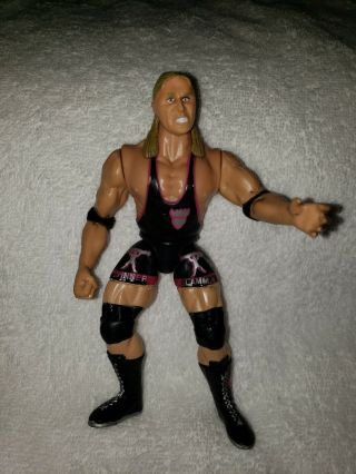 Vintage Wrestling Action Figure Owen Hart Jakks 1996 Slammy Winner Trunks