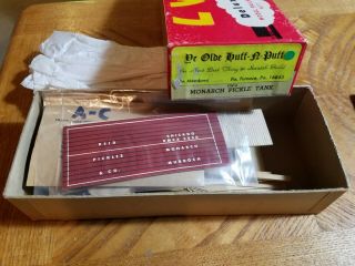 Ho Scale Train Kit W/box Ye Old Huff N Puff Monarch Pickle Tank Tank Chicago