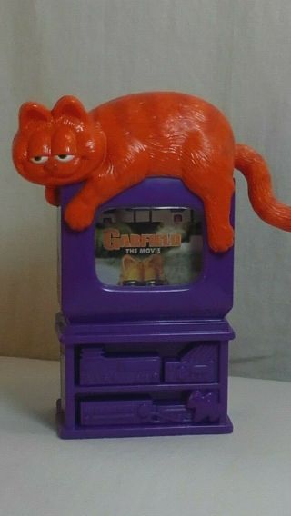 Wendys Garfield 2004 Kids Meal Toy The Tails Turns To Show Movie
