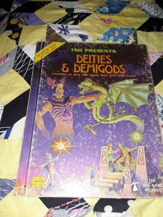 Tsr Presents Deities & Demigods Cyclopedia Of Gods Heroes From Myth And.