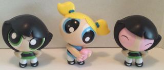 2016 Mcdonalds Powerpuff Girls Buttercup And Bubbles Happy Meal Toys.  Loose