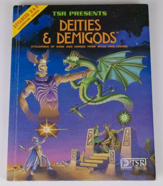 Ad&d Advanced Dungeons & Dragons Dieties & Demigods - 4th Printing (1981)