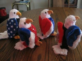 Ty Beanie Babies - The Eagle All Four Birds