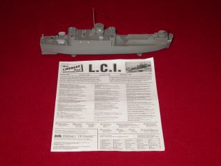 Lci Lindberg Line Infantry Landing Craft Model Kit 1/160 No.  Hl404/200 Assembled