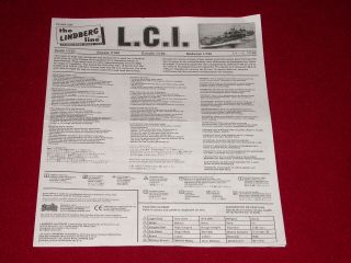 LCI Lindberg Line Infantry Landing Craft Model Kit 1/160 No.  HL404/200 Assembled 2