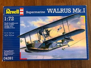 1:72 Revell Supermarine Walrus Mk.  I Aircraft Model Kit 04391