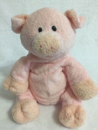 Ty Pluffies Piggy The Pink Pig Plush Stuffed Animal Beanie Lovey 2006