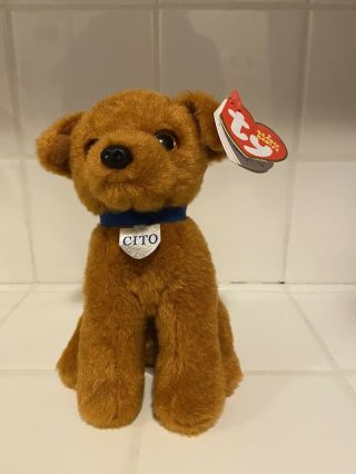 Cito : Rescue Dog Charity Exclusive Ty Beanie Baby Nwt Limited & Retired