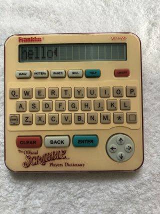 Franklin Official Scrabble Players Dictionary Deluxe Edition Scr - 226 Electronic