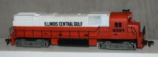 Tyco No.  4301 Illinois Central Gulf Icg Diesel Locomotive - Ho Gauge