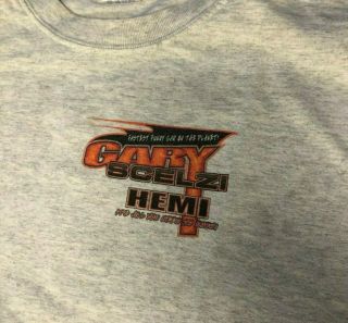 Gary Scelzi Hemi Fastest Funny Car On The Planet T - Shirt (logo),  Sz L