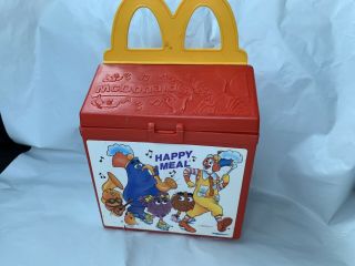 Vintage 1989 Fisher Price Fun Food Mcdonalds Happy Meal Lunch Box No Food