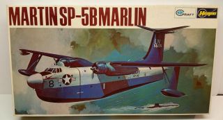 Hasegawa Martin Sp - 5b Marlin Flying Boat Us Navy Military Aircraft Model 1/72