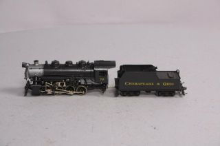 Akane Ho Brass Chesapeake & Ohio 0 - 8 - 0 Steam Locomotive & Tender 79 Ex