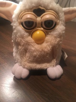 Furby Babies White Curly Hair
