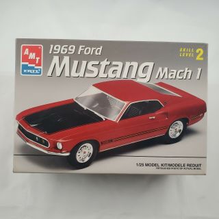 Model Kit 1969 Ford Mustang Mach 1 Amt 1:25