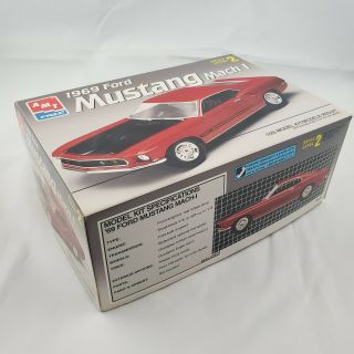 Model Kit 1969 Ford Mustang Mach 1 AMT 1:25 2