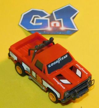 Aurora Afx Tomy Gmc Pick Up Truck Red 35 Slot Car Ho Running Chassis