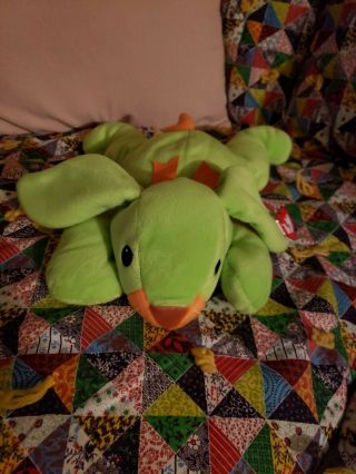 Ty Pillow Pals Carrots - Bunny Green Kept In Plastic